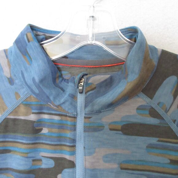Saxx Shirt Men Camoflauge‎ Viewfinder Merino Wool Blend Base Layer Half Zip - Picture 4 of 10